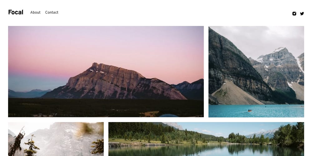 Ultimate Collection of Framer Free Templates 34 Focal