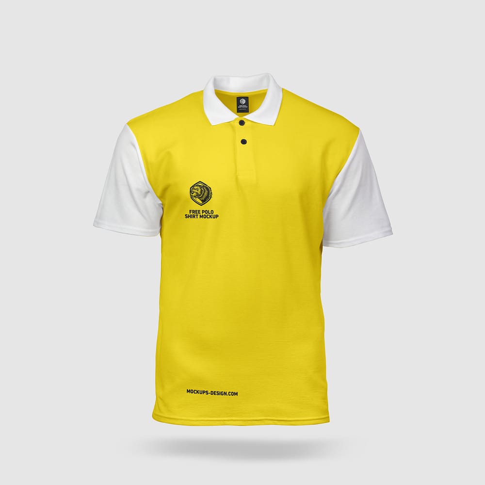Free Polo Shirt Mockup Template PSD 1 Free Polo Shirt Mockup Template PSD