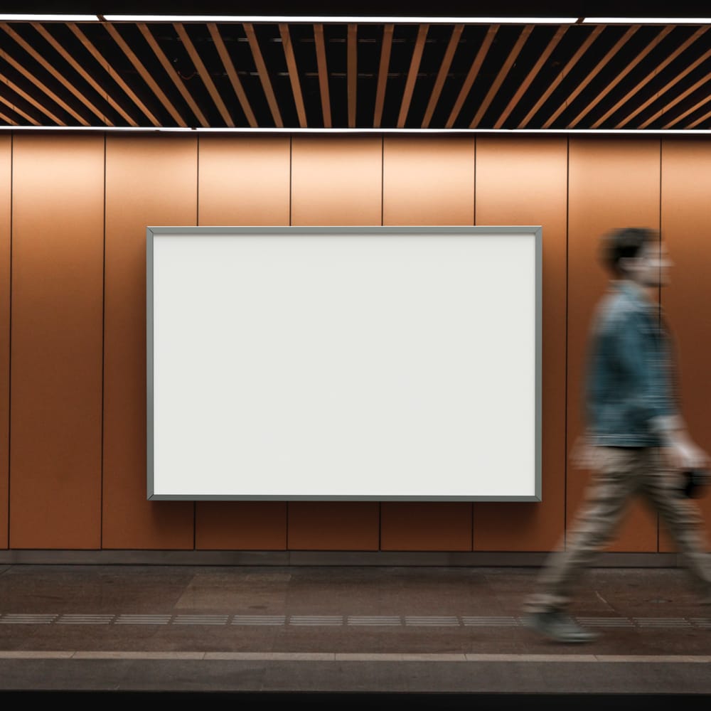 Free Subway Billboard Mockup Design PSD 1 Free Subway Billboard Mockup Design PSD