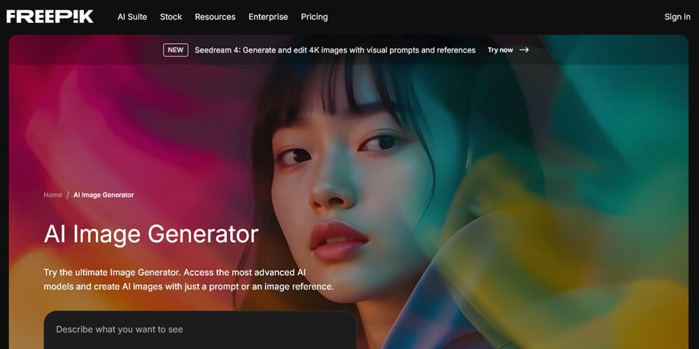 The Ultimate List of AI Image Generator Models 2025 33 Freepik Ai Image Generator