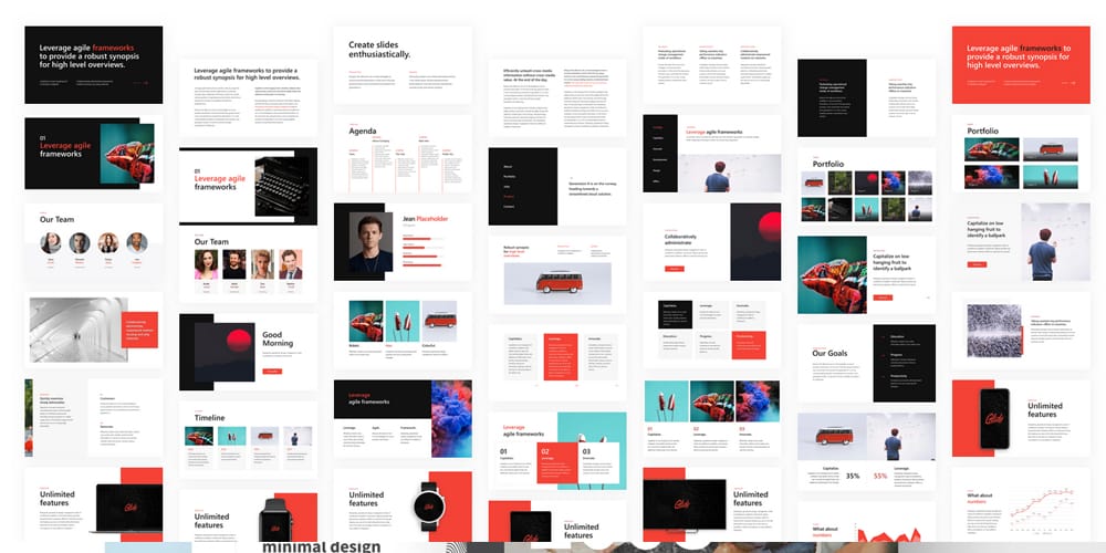 Stunning Free Design Templates for Powerpoint Presentations 28 Glide PowerPoint Template