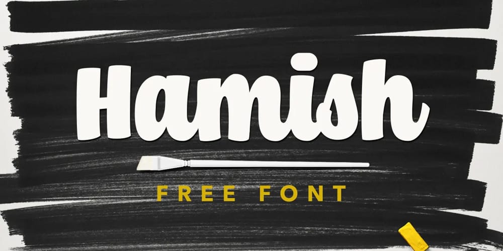 Discover the Best Free Ink Fonts: Handwritten, Calligraphy, and Script Styles 11 Hamish Script