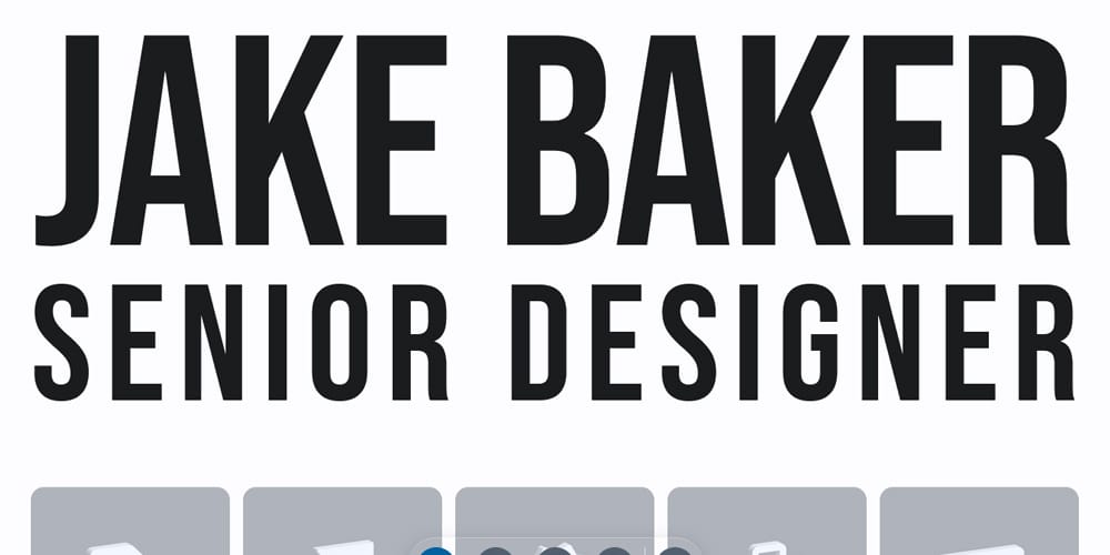 Ultimate Collection of Framer Free Templates 26 JakeBaker