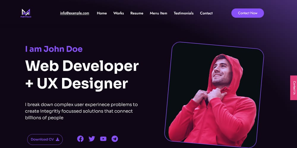 Top Elementor Portfolio Templates for Showcasing Your Work 17 Max Portfolio