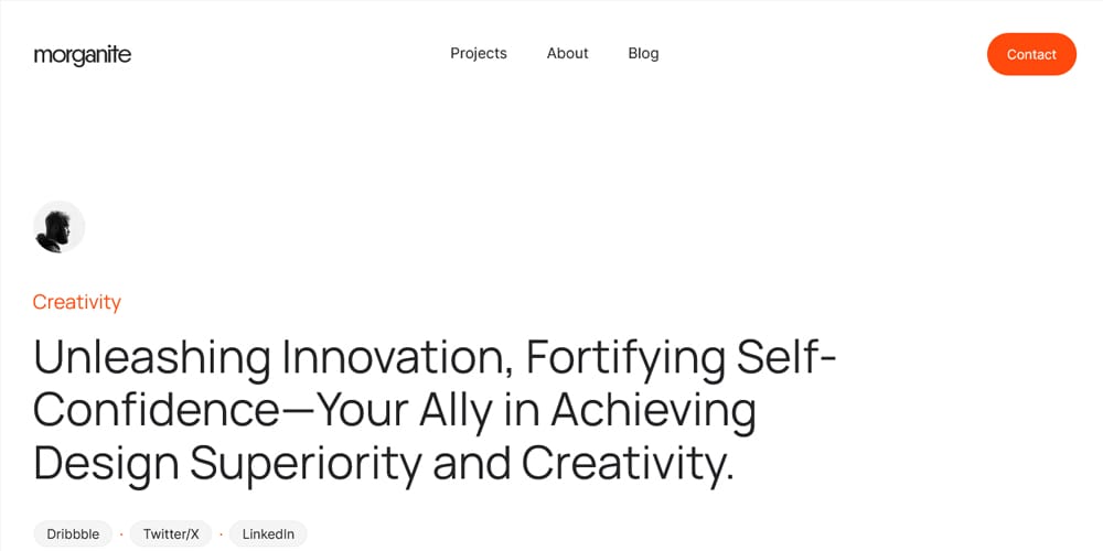 Ultimate Collection of Framer Free Templates 56 Morganite