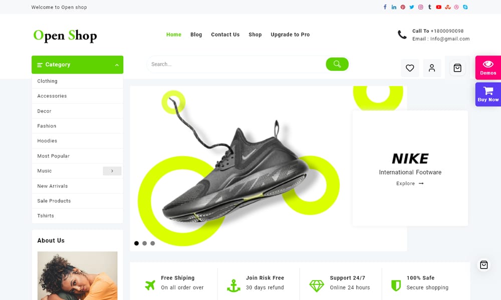 The Ultimate Collection of Free Elementor WooCommerce Templates 52 Open Shop