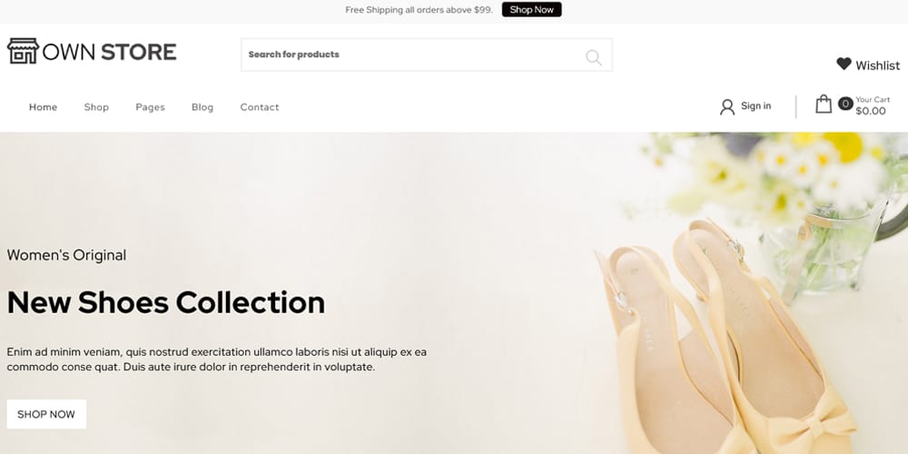 The Ultimate Collection of Free Elementor WooCommerce Templates 44 Own Store