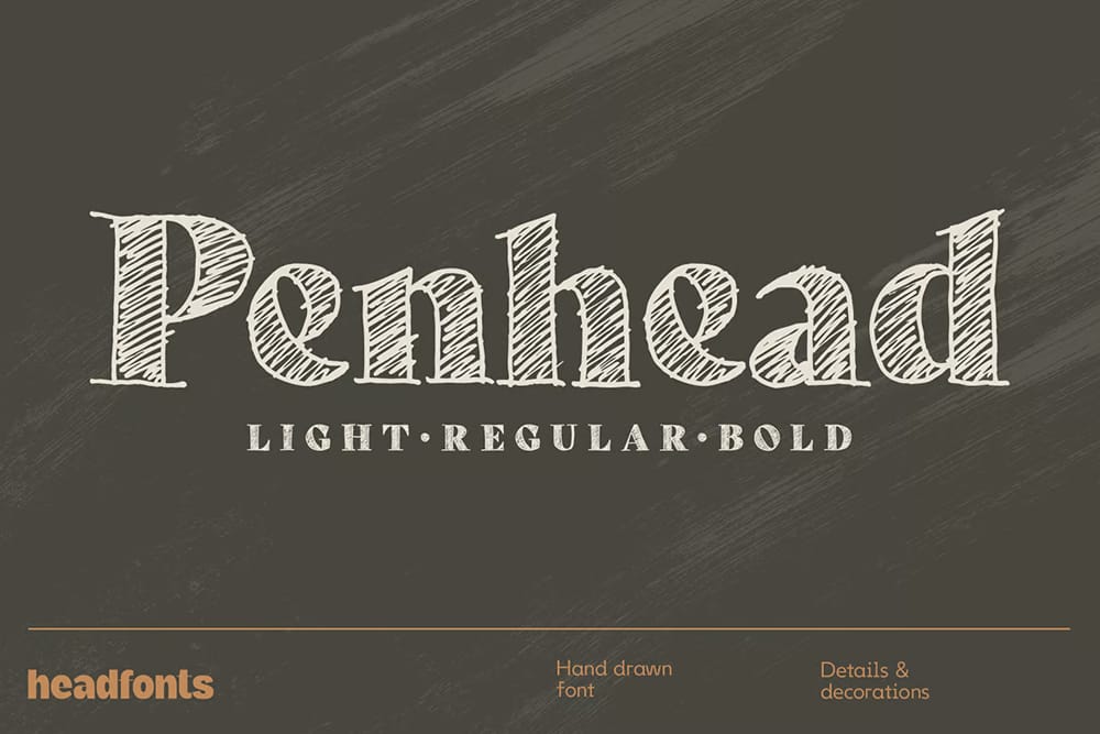 Top Free Sketch Fonts Every Designer Needs to Download 9 Penhead
