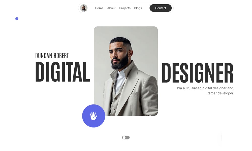 Craft Your Perfect Portfolio with These Free Framer Templates 10 Portavia