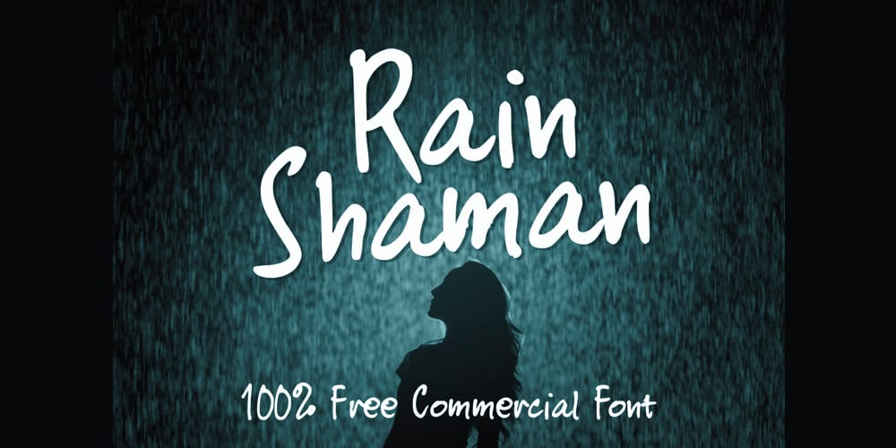 Top Free Sketch Fonts Every Designer Needs to Download 24 Rain Shaman Font