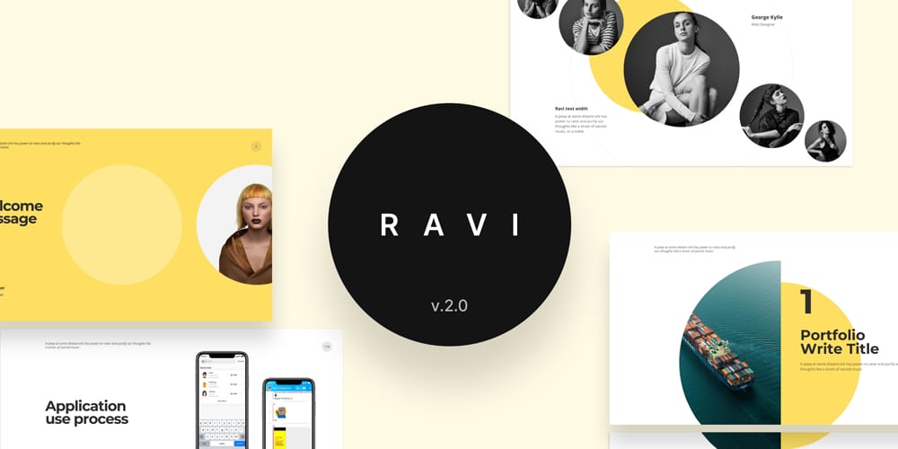 Stunning Free Design Templates for Powerpoint Presentations 29 Ravi Presentation Template