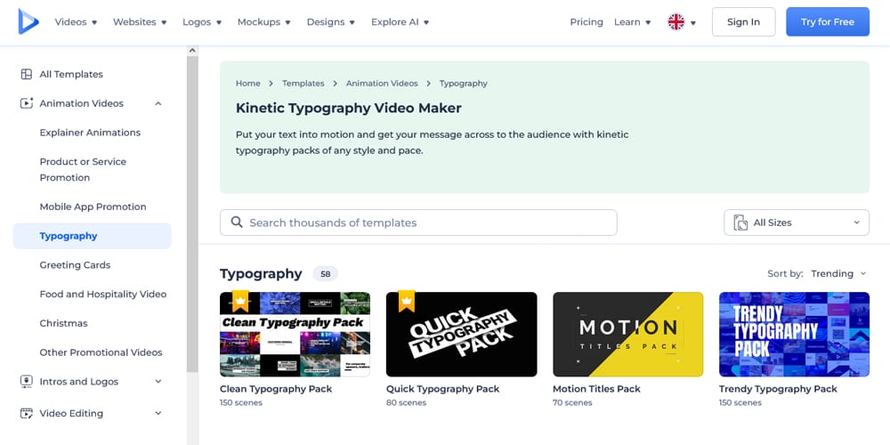 Create Stunning Text Animation: Top Kinetic Typography Creator Tools 4 Renderforest