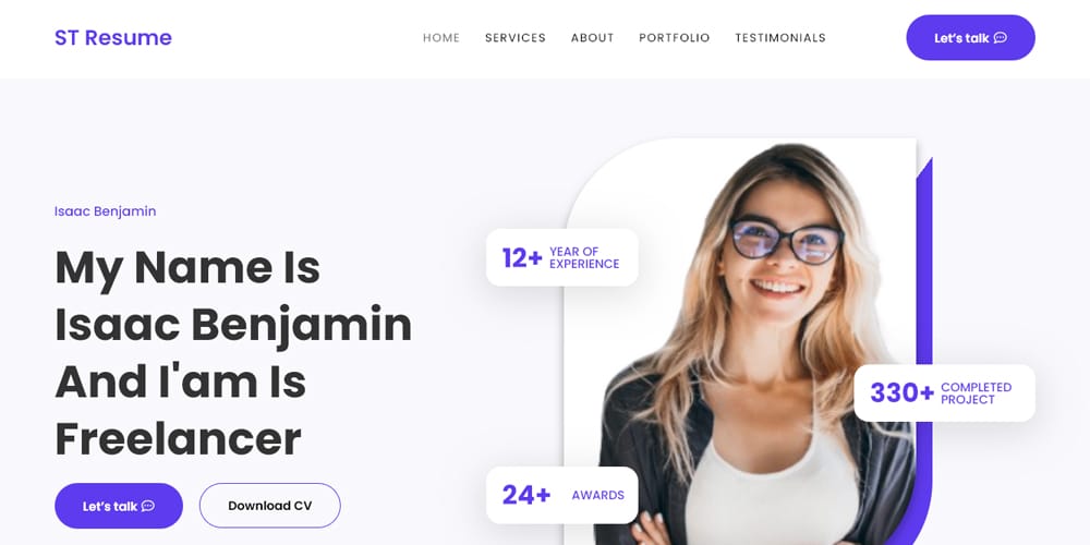Top Elementor Portfolio Templates for Showcasing Your Work 21 ST Resume