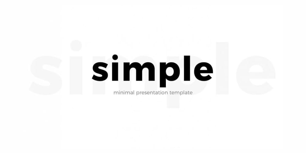 Stunning Free Design Templates for Powerpoint Presentations 26 Simple Minimal PowerPoint Template
