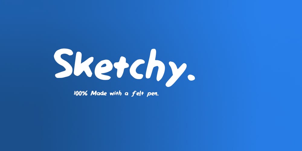Top Free Sketch Fonts Every Designer Needs to Download 14 Sketchy