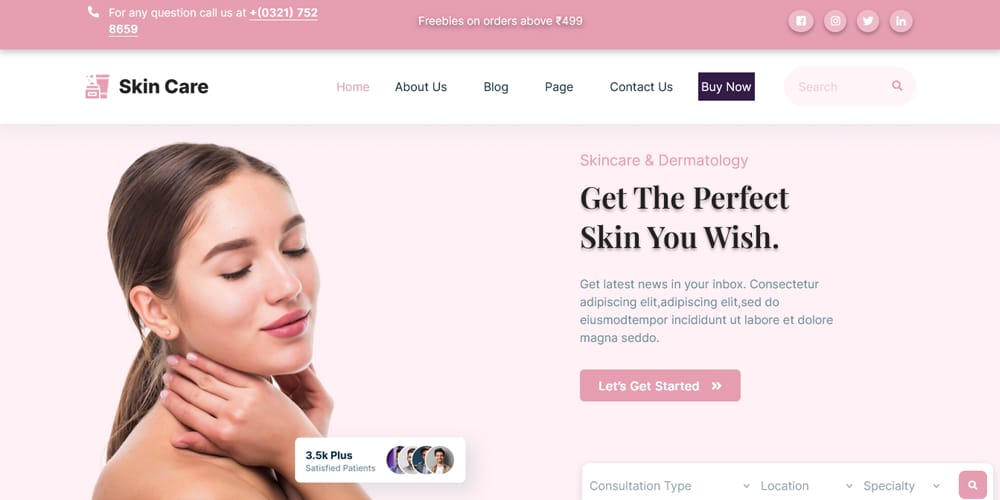 The Ultimate Collection of Free Elementor WooCommerce Templates 25 Skin Care Solutions