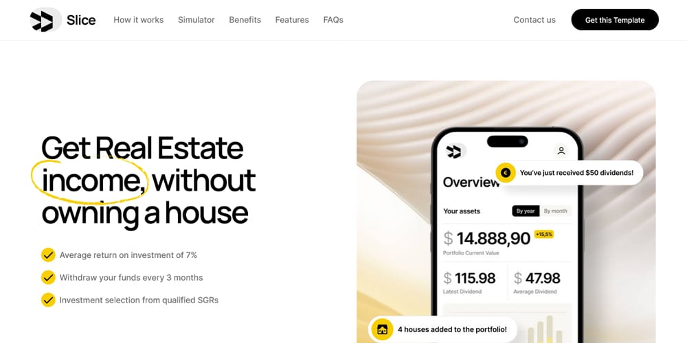 Ultimate Collection of Framer Free Templates 46 Slice