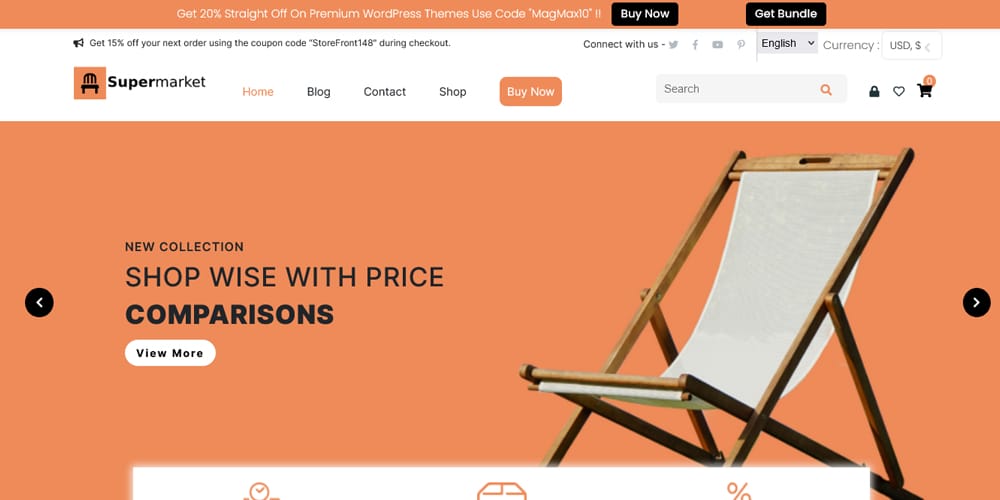The Ultimate Collection of Free Elementor WooCommerce Templates 33 Supermarket Zone
