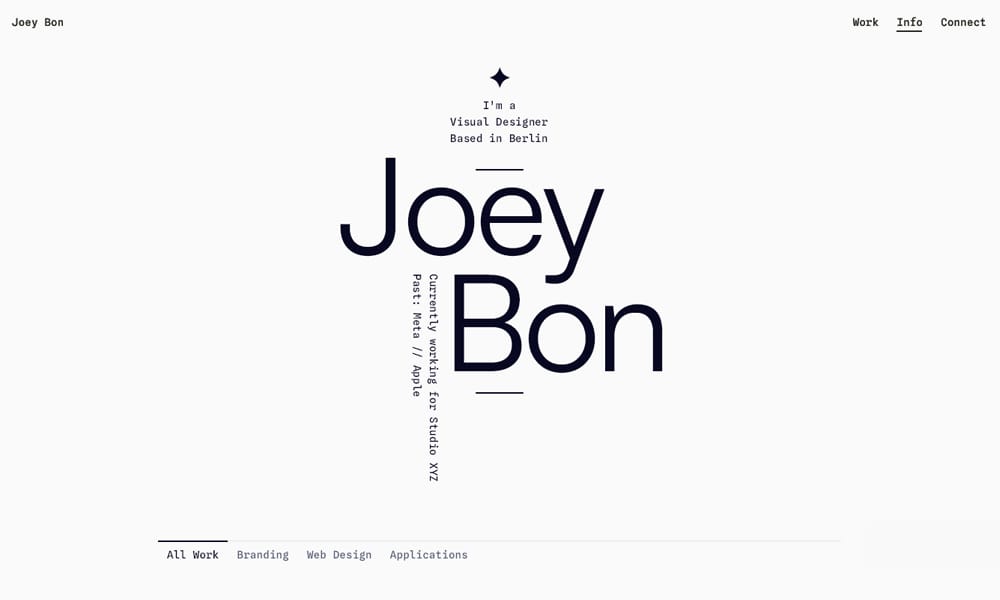 Craft Your Perfect Portfolio with These Free Framer Templates 19 TD Joeyfolio