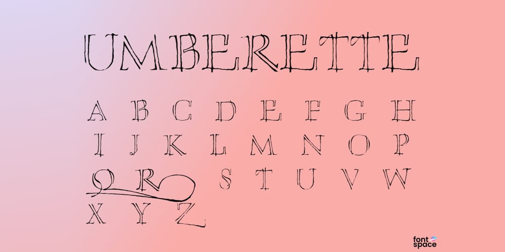 Top Free Sketch Fonts Every Designer Needs to Download 7 Umberette Font