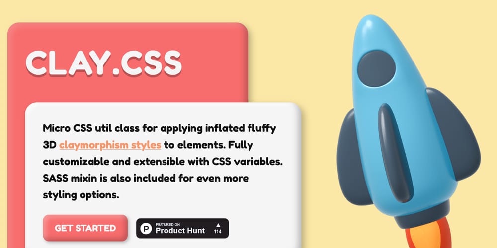 Must-Try Claymorphism Generator Tools for Stunning Designs 4 Clay.css