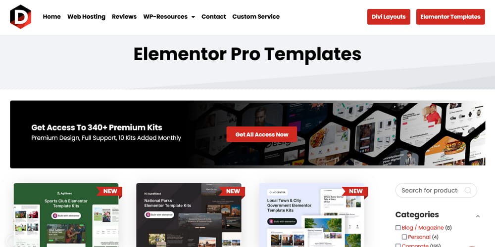 Discover the Best Elementor Templates Library Websites for Your Next Project 8 Darrel Willson