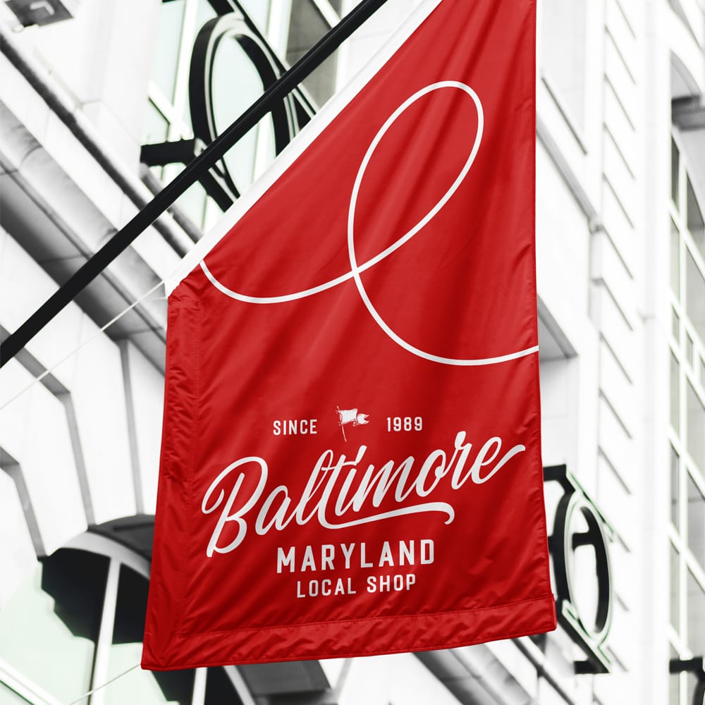 Free Asymmetrical Flag Mockup PSD 1 Free Asymmetrical Flag Mockup PSD