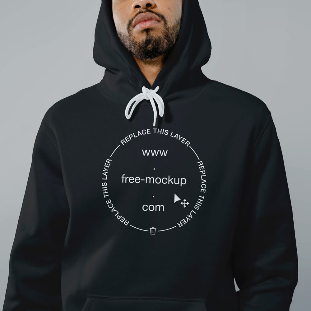 Free Hoodie Close-Up Mockup PSD 1 Free Hoodie Close-Up Mockup PSD