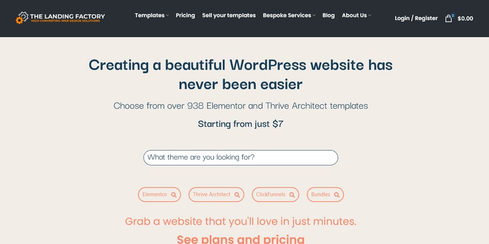 Discover the Best Elementor Templates Library Websites for Your Next Project 10 The Landing Factory