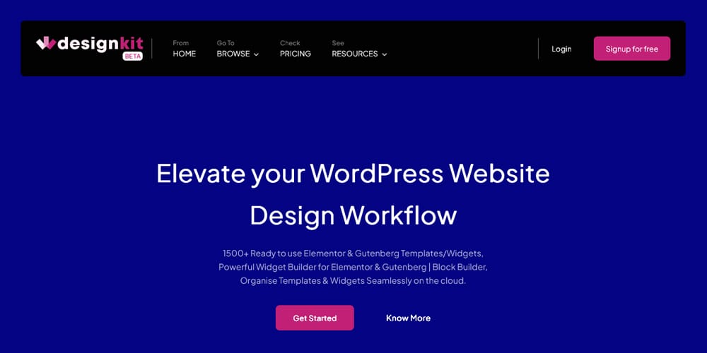 Discover the Best Elementor Templates Library Websites for Your Next Project 3 WDesignKit