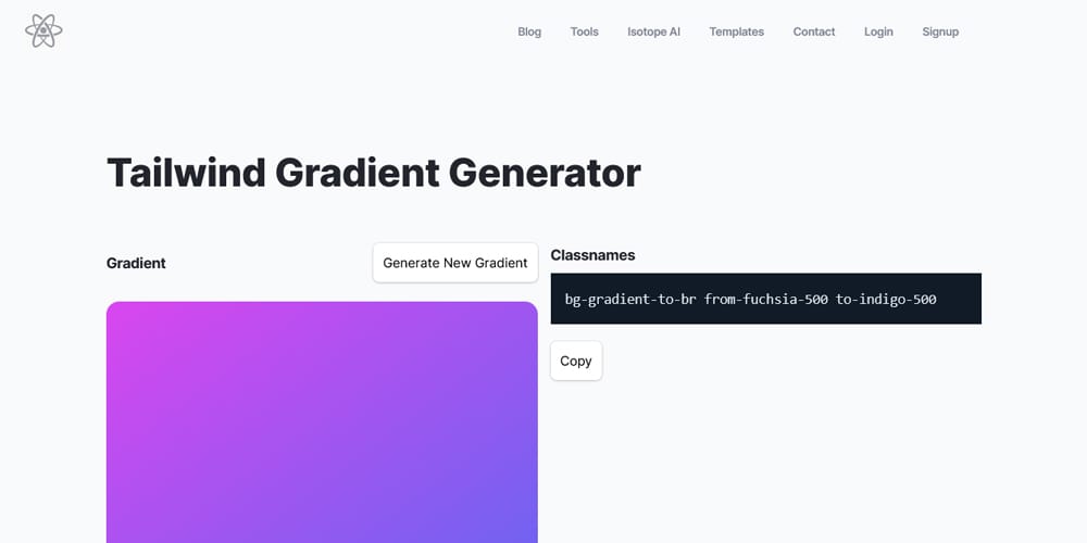 Elevate Your Website Aesthetics: Top Tailwind Gradient Generators Revealed 13 Getisotope Tailwind Gradient Generator