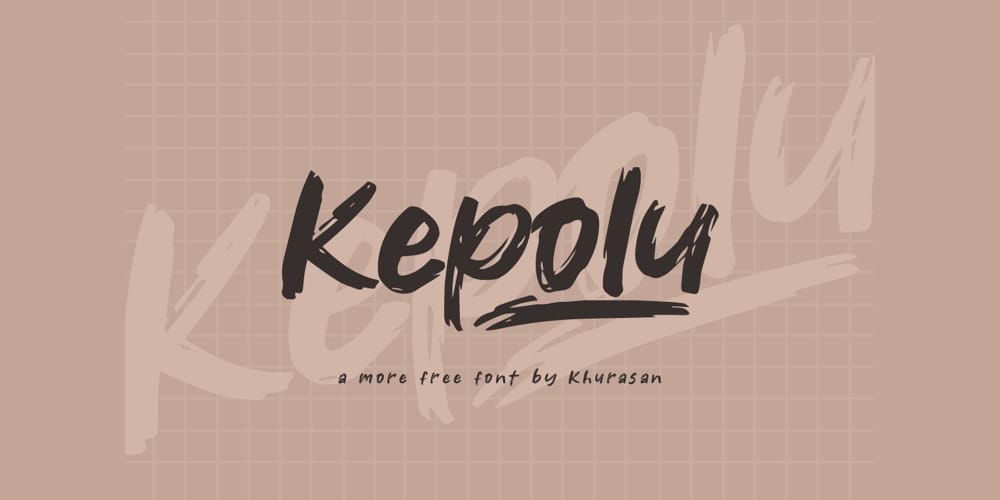 Discover the Best Free Ink Fonts: Handwritten, Calligraphy, and Script Styles 28 Kepolu Font