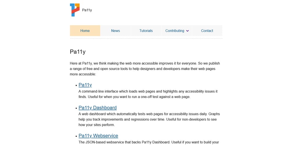 Top Website Accessibility Testing Tools for Inclusive Web Design 8 Pa11y