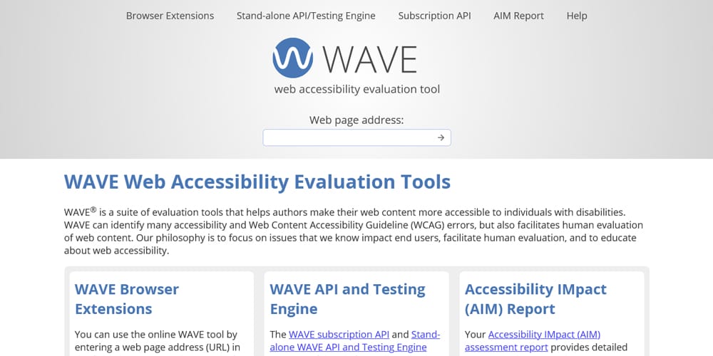 Top Website Accessibility Testing Tools for Inclusive Web Design 1 WAVE