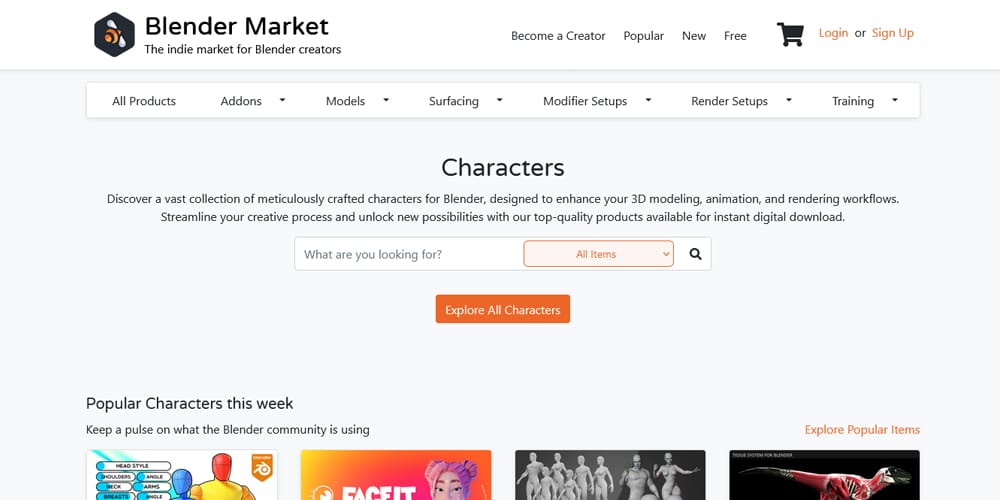 Where to Download Blender Character Models for Free 13 Blender Market