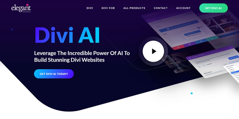 Best Web Page Design Tools for Modern Creators -2024 6 Divi-AI