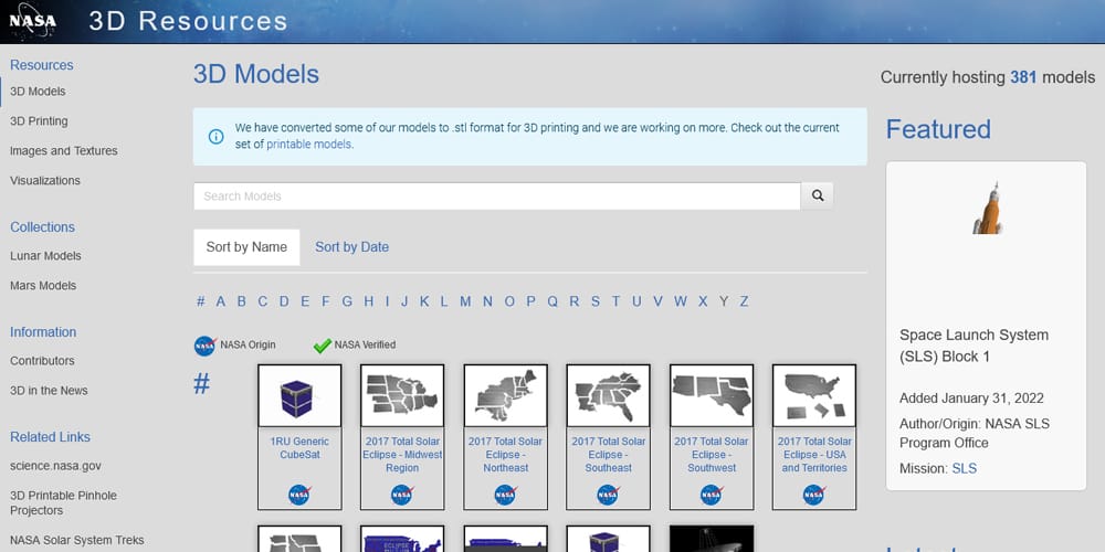 Where to Download Blender Character Models for Free 17 NASA's 3D Resources
