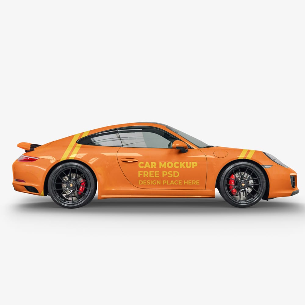 Free Car Mockup PSD 1 Free Car Mockup PSD