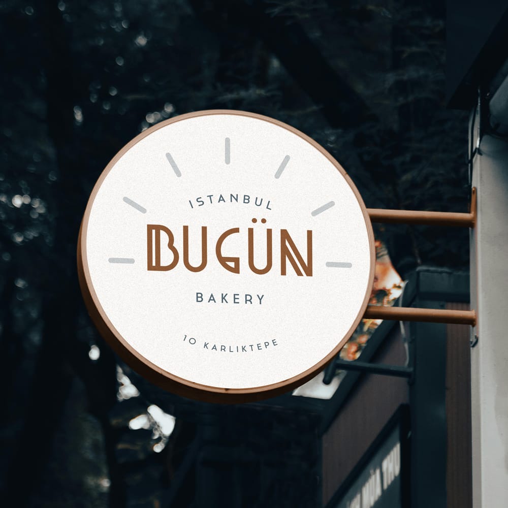 Free Round Signboard Mockup Template PSD 1 Free Round Signboard Mockup Template PSD