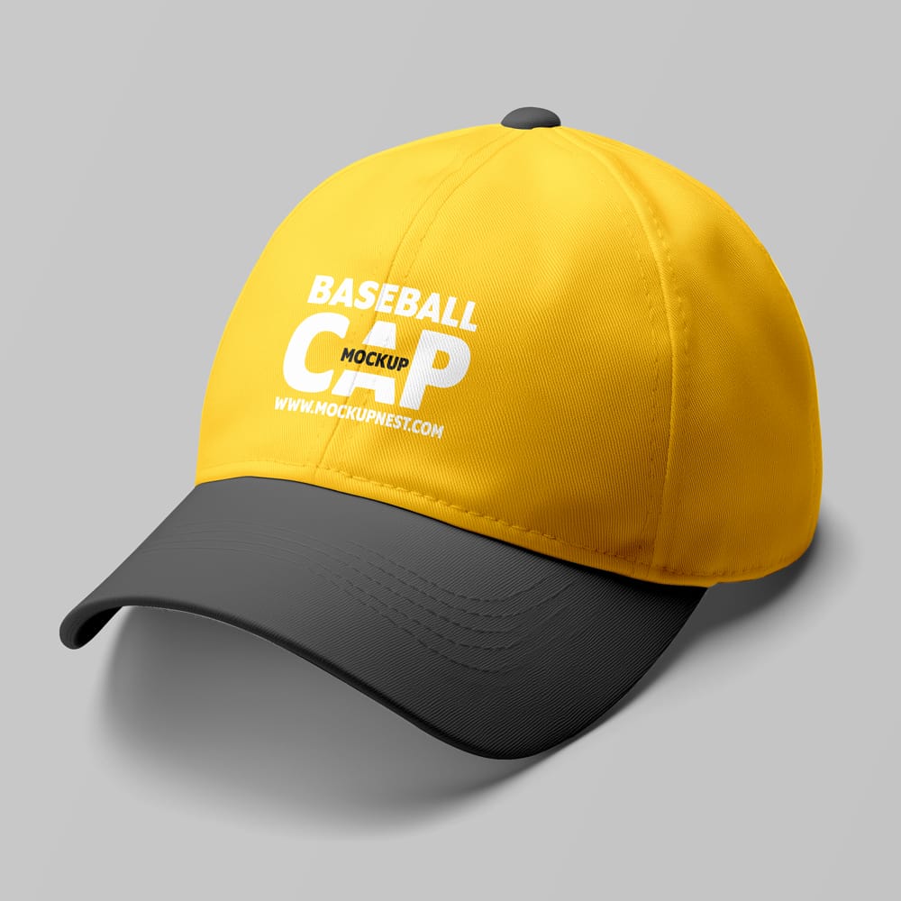 Free Baseball Cap Mockup Template PSD 1 Free Baseball Cap Mockup Template PSD