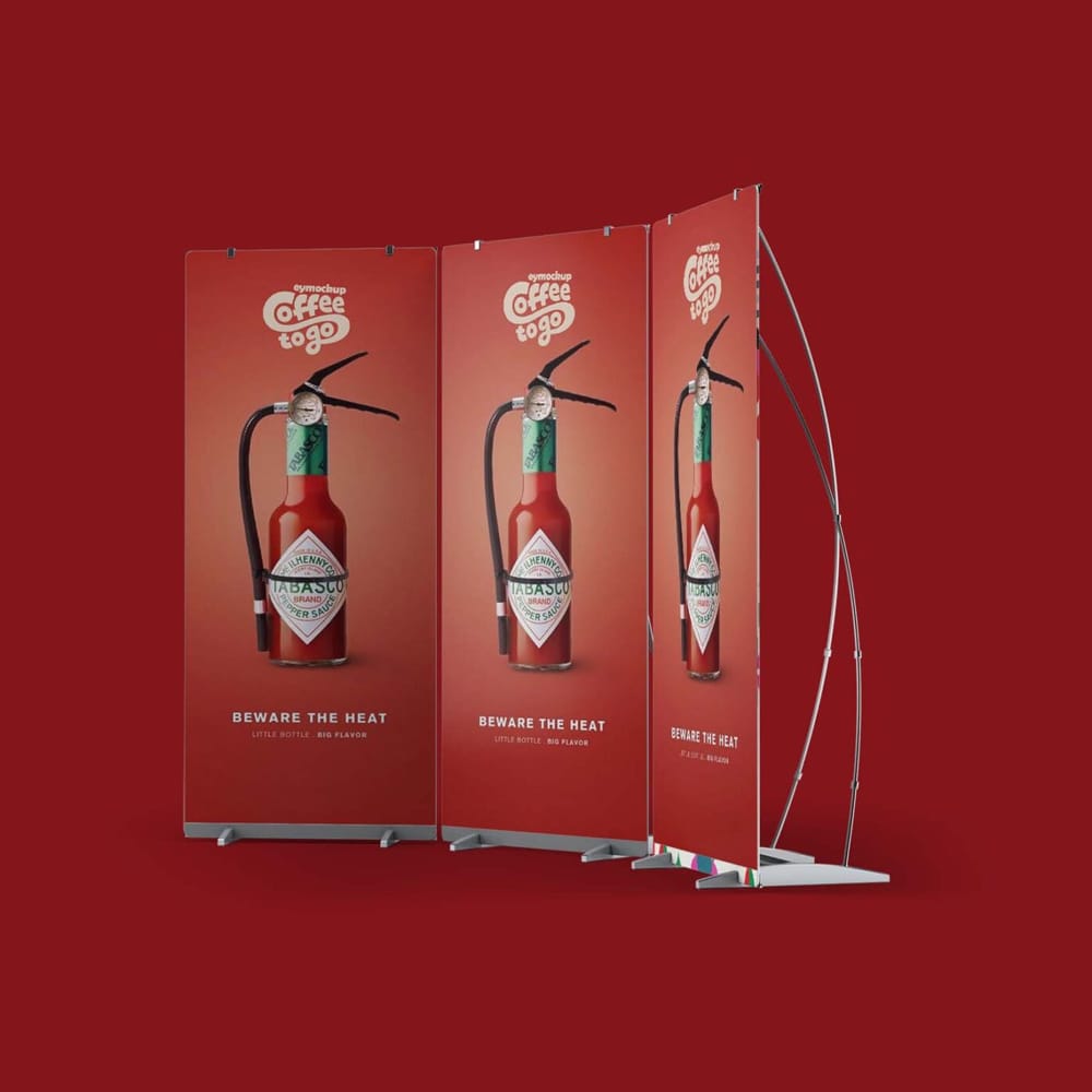 Free Branding Roll-up Banner Mockup PSD 1 Free Branding Roll-up Banner Mockup PSD