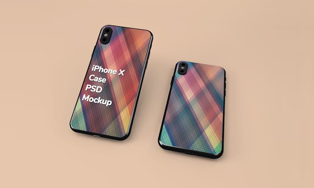Top iPhone Case Mockups: Free PSD Templates for Designers! 17 iPhone X Case Design Mockup PSD