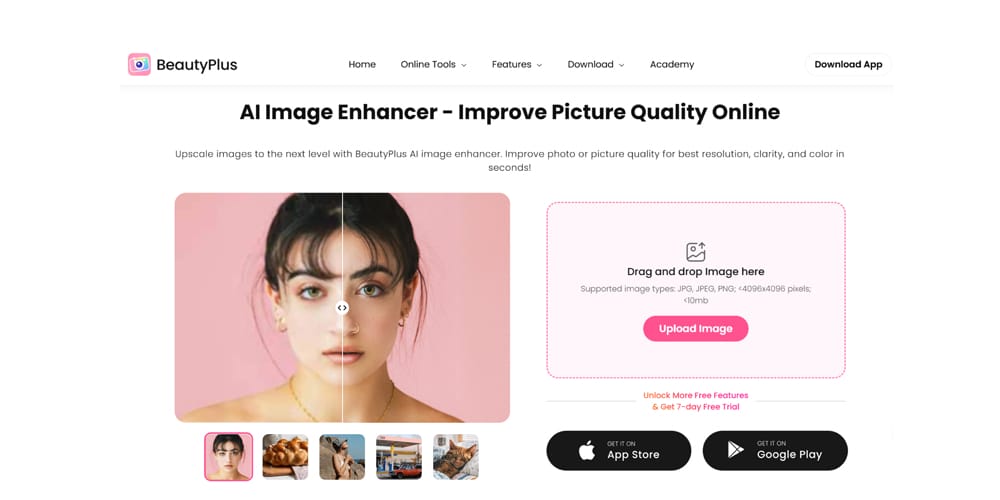 Sharpen Your Images: 6 Apps for Designers Seeking Crystal-Clear Photos 2 BeautyPlus