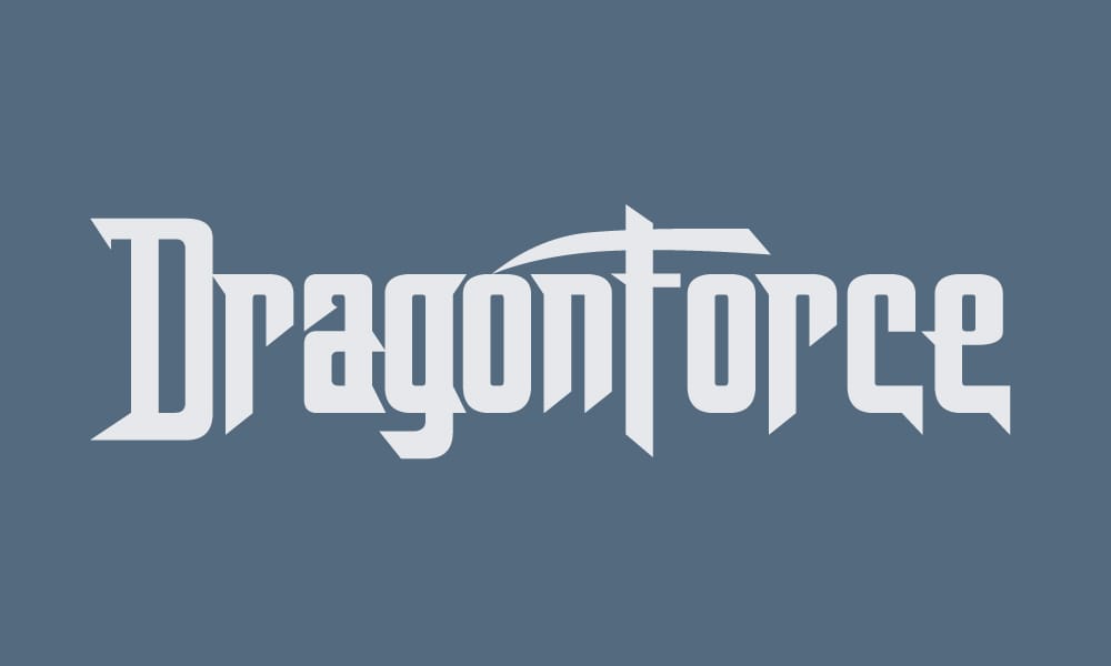 20+ Top Heavy Metal Fonts: Free & Paid Options for Bands, Logos & More 4 DragonForce Font