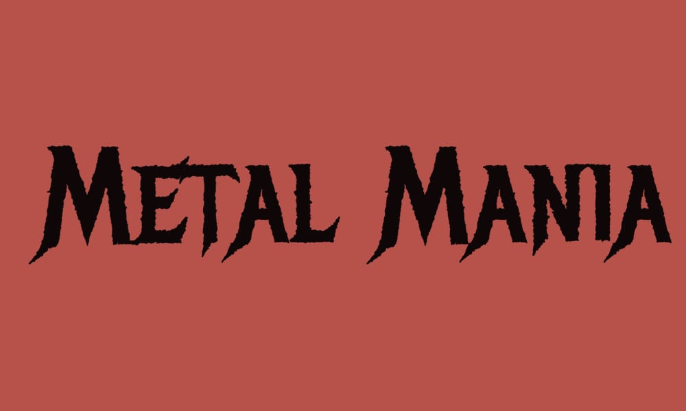 20+ Top Heavy Metal Fonts: Free & Paid Options for Bands, Logos & More 16 Metal Mania Font