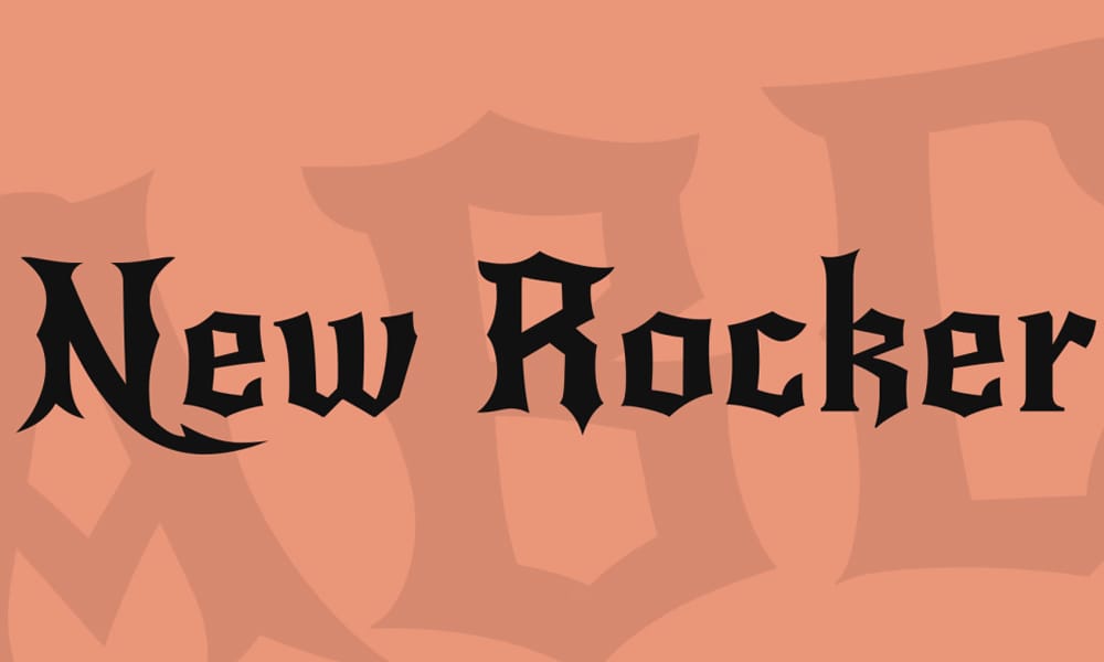 20+ Top Heavy Metal Fonts: Free & Paid Options for Bands, Logos & More 1 New Rocker Font