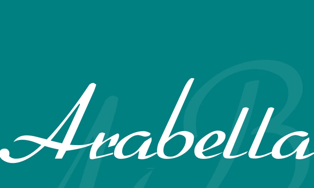 The Most Beautiful Feminine Typefaces 8 Arabella Font
