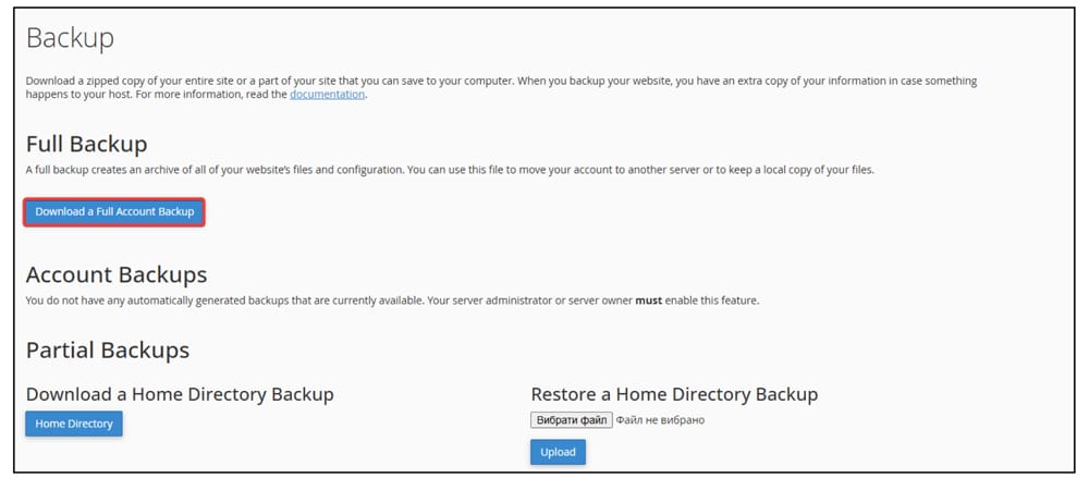 How to Backup Your Website: A Complete Guide 3 Backup Tool