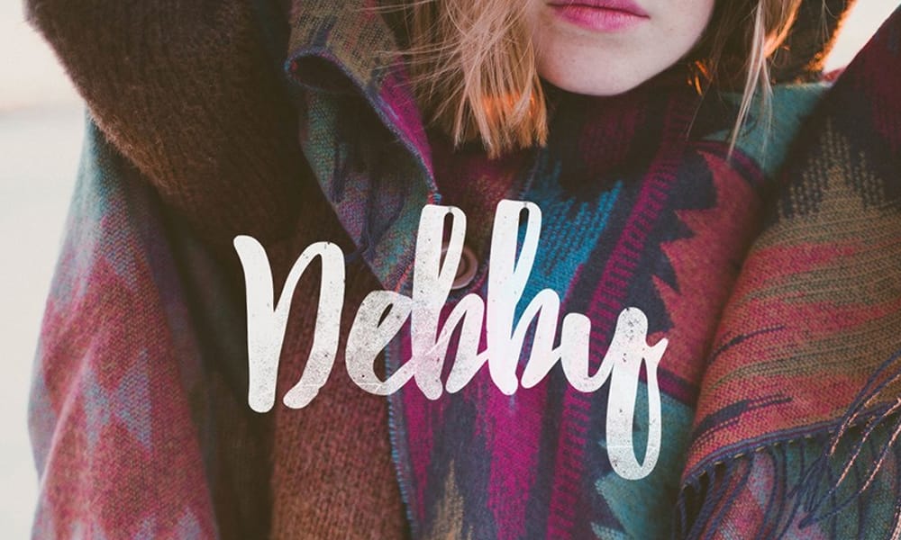 The Most Beautiful Feminine Typefaces 13 Debby Font