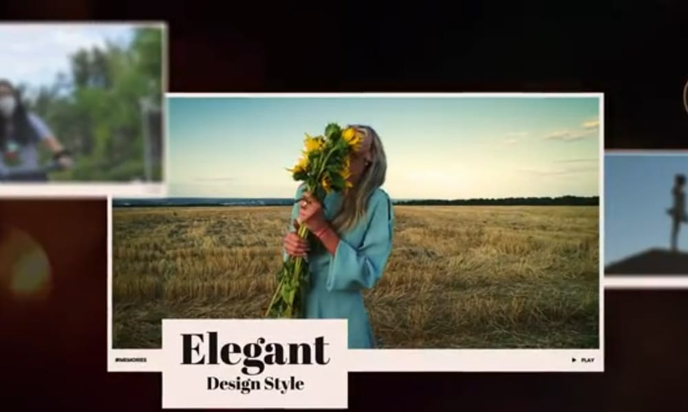 Free After Effect Templates – 49 Stunning Intros, Logo Reveals, Titles & More 39 Photo frame style slideshow for After Effects.